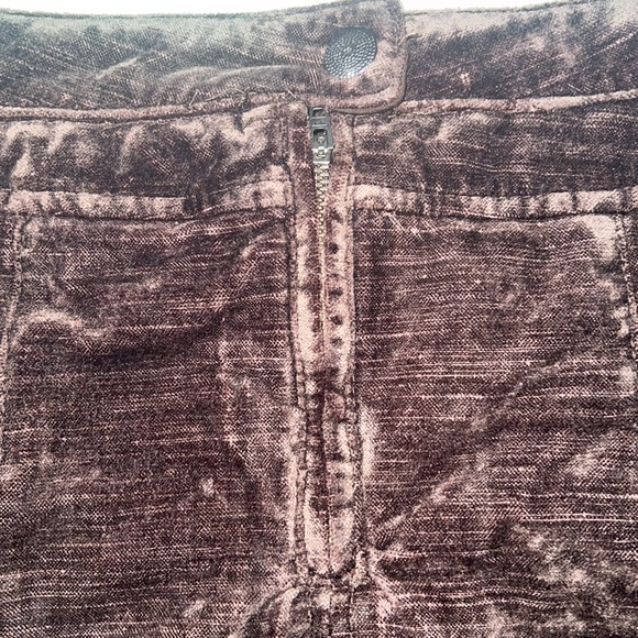 FREE PEOPLE CHOCOLATE BROWN velvet skirt - Picture 8 of 8